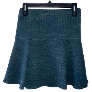 Deep Green Quilted Skirt